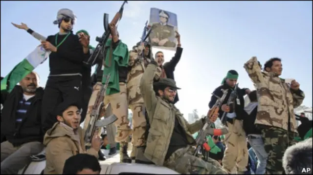 هواداران سرهنگ قذافی