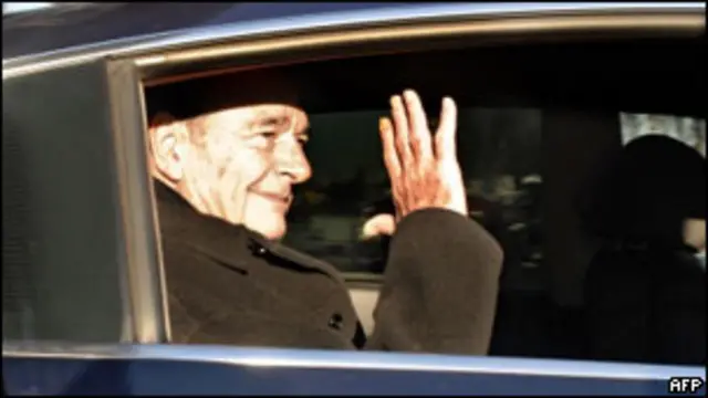 Mantan Presiden Prancis Jacques Chirac