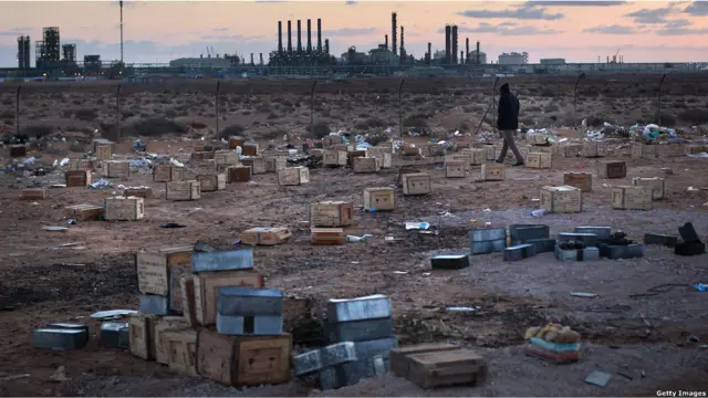 Ливийский город Рас Лануф