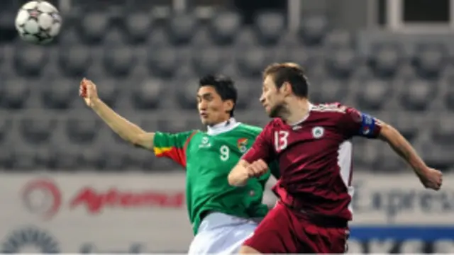 Pengaturan skor diduga terjadi dalam pertandingan Bolivia kontra Latvia ini.