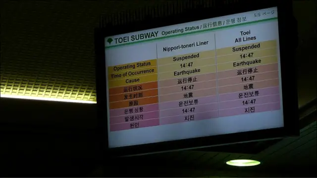 东京震后掠影（东京都板桥区）