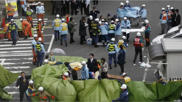 ژغورندویه ډلې هڅه ک،ي چې زیانمنې شوې سیمې تخلیه کړي او تر زلزلې وروسته ټپيان له هغه ځایه وباسي . 