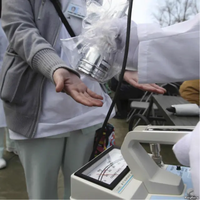 Pemeriksaan di Fukushima