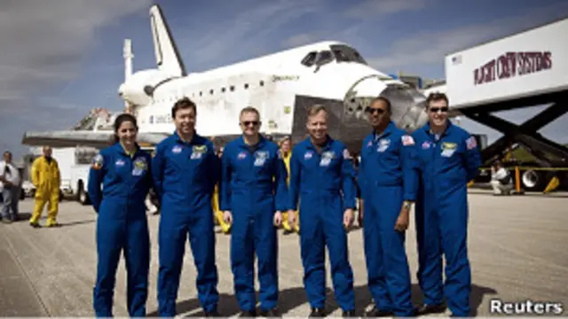 Экипаж одного из американских шаттлов