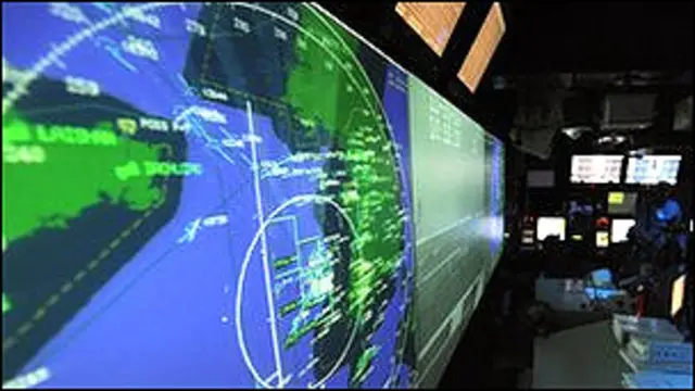 Карта на мониторе