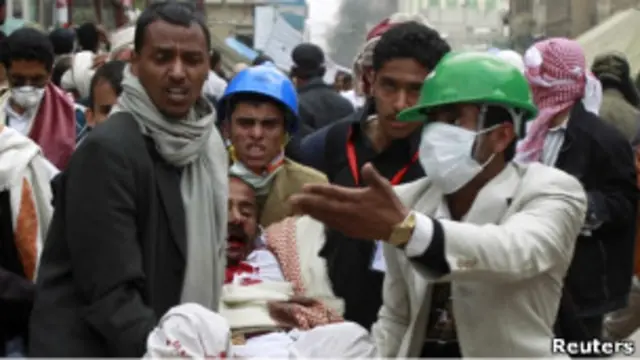 korban penembakan di sanaa