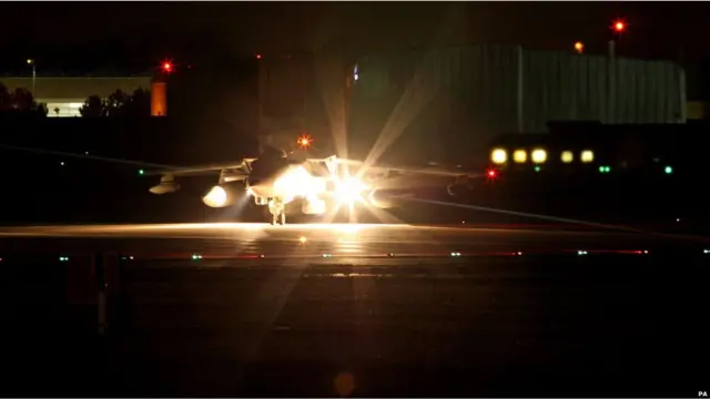 Pesawat tempur Tornado milik Kerajaan Inggris