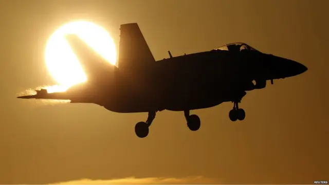 Pesawat tempur pasukan koalisi