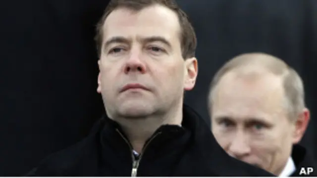 Дмитрий Медведев и Владимир Путин