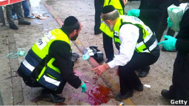 После взрыва в Иерусалиме