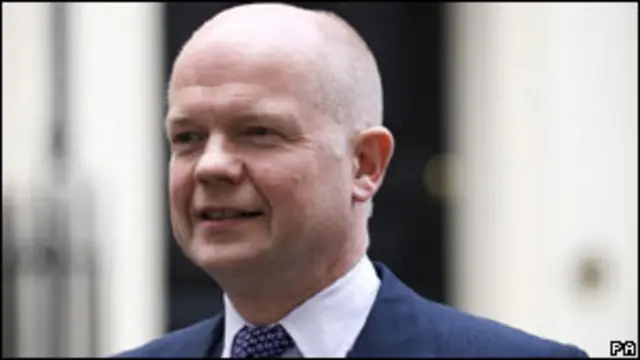 ويليام هيغ، وزير الخارجية البريطاني