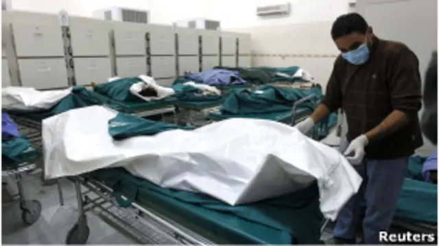 Một số tù nhân bị giết tại Tripoli.