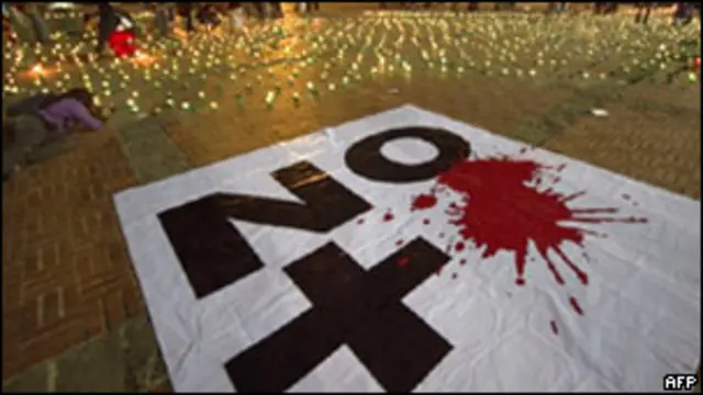 Protesta en México en contra de la violencia