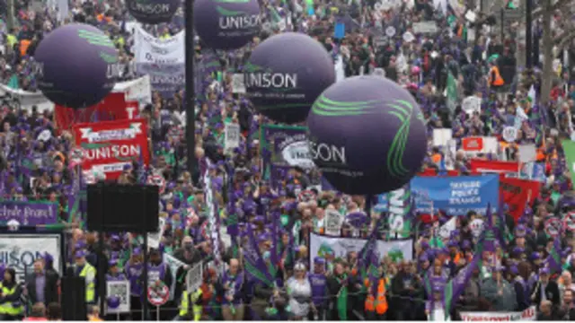 Акция протеста в Лондоне