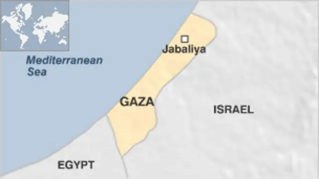 इजरेल गाजा नक्सा