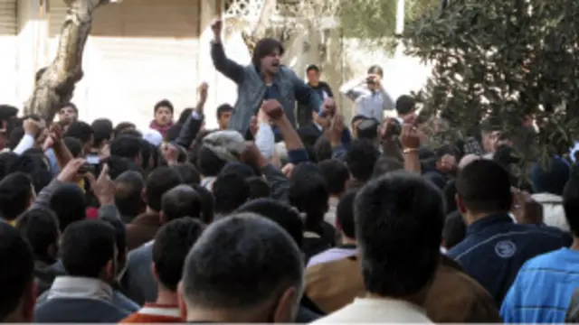 Unjuk rasa di Deraa, Suriah