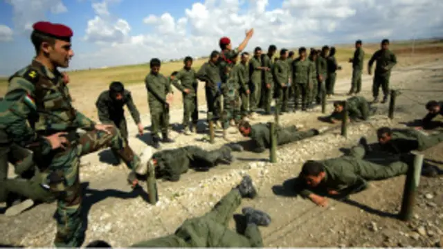 لم يبت المسؤولون في قوات البشمركة في طلب انضمام الجنود الأكراد