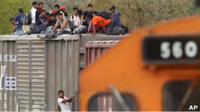 Migrantes centroamericanos en México