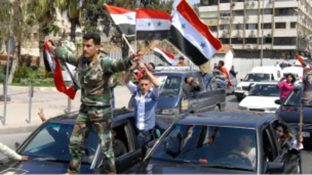 Pendukung Presiden al-Assad