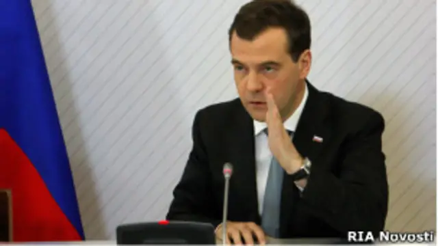 Presiden Dmitry Medvedev