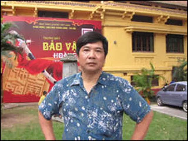 Ông Cù Huy Hà Vũ, ảnh trên trang của Human Rights Watch