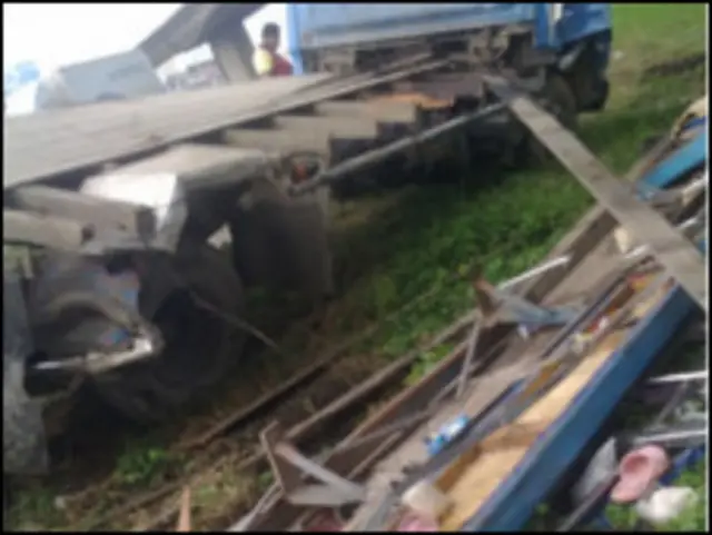 Bus accident in Thailand