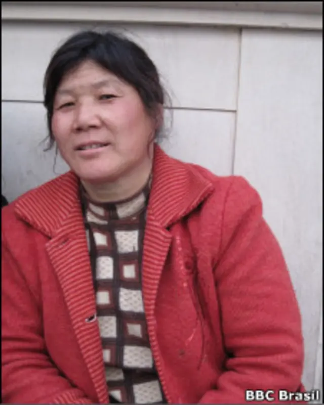 A agricultora Zheng Ping