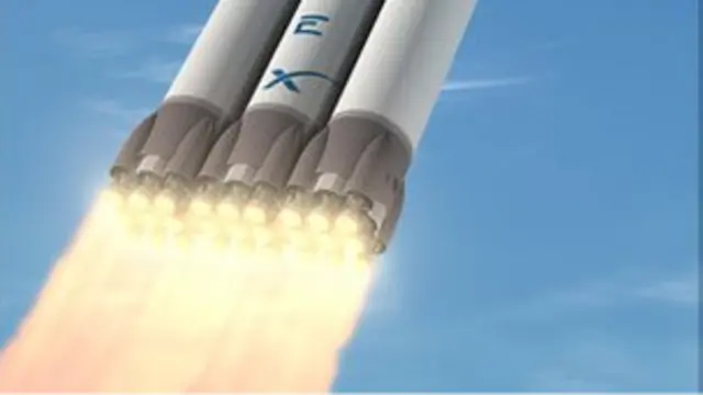 تصویر ساختگی از فالکو9-سنگین