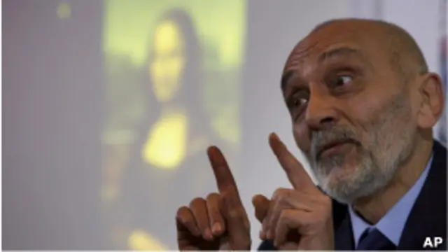 Винчети на фоне "Мона Лизы"