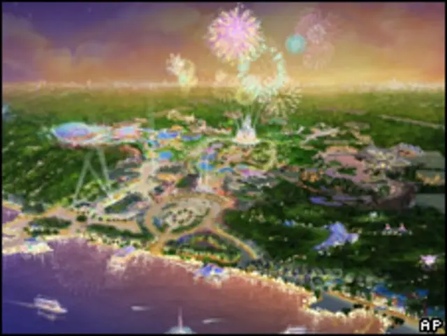 迪士尼公司提供的上海迪士尼設計圖