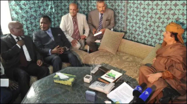 کرنل قذافی نے افریقی امن منصوبے کو تسلیم کر لیا تھا