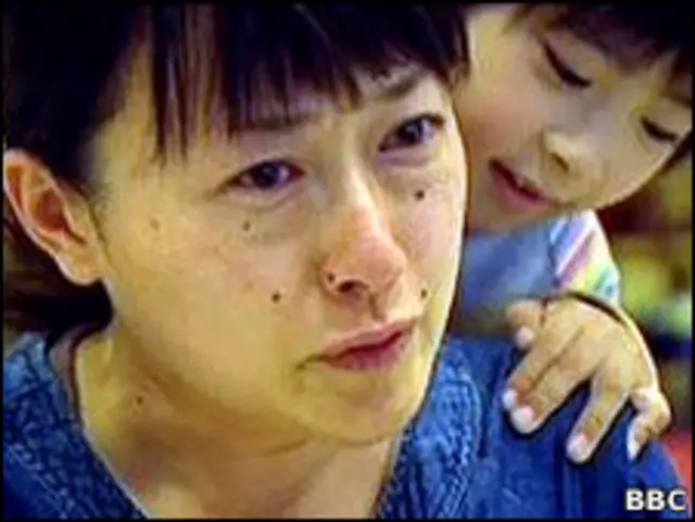 Keiko Niinumba và con