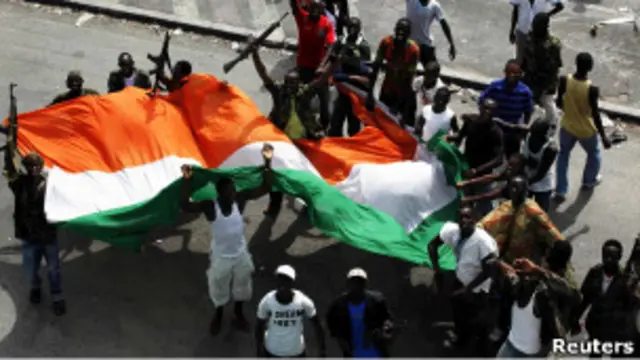 Des partisans d'Alassane Ouattara