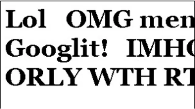 Интернет аббревиатуры