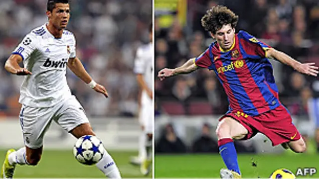 Cristiano Ronaldo y Lionel Messi