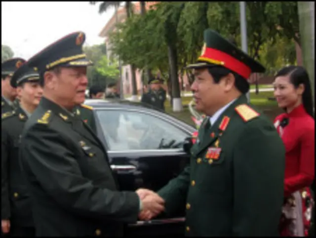 Tướng Quách Bá Hùng từng thăm Việt Nam năm 2010