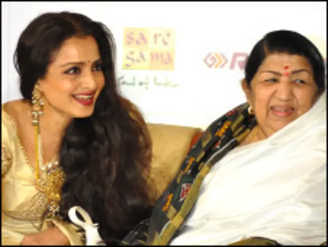 लता मंगेशकर और रेखा