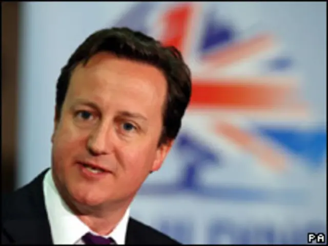 Cameron, em discurso nesta quinta-feira