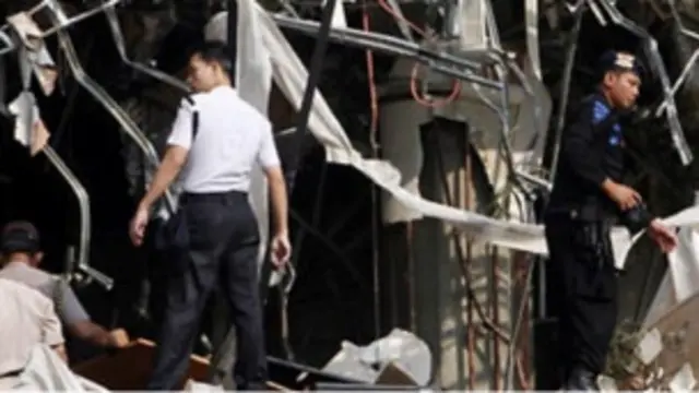 Bom di hotel Marriott Jakarta