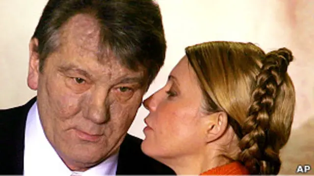 Виктор Ющенко и Юлия Тимошенко