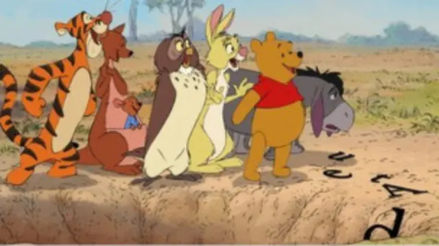 Кадр из мультика про Винни-Пуха