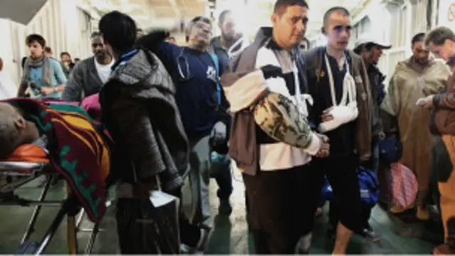 Korban diungsikan dari Misrata ke Benghazi