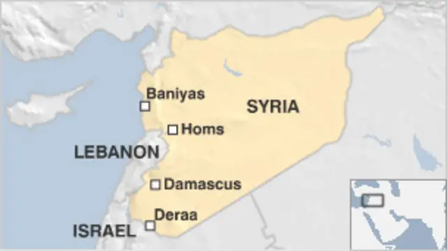 Peta Suriah