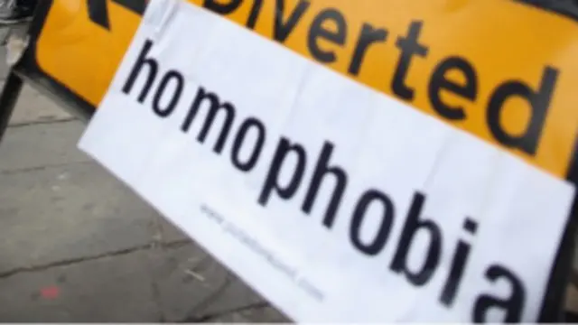plakat homofobia