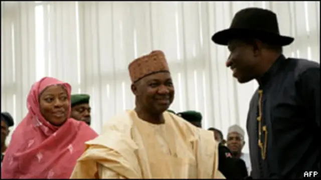 Shugaba Jonathan da mataimakinsa Namadi Sambo