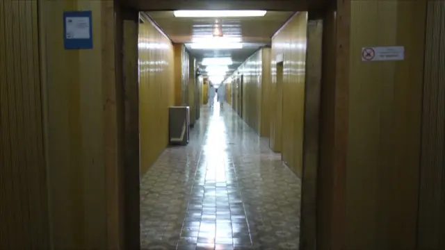 El "pasillo dorado".