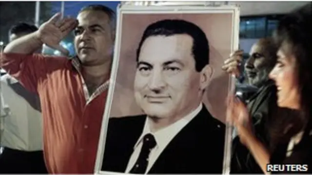 Pendukung Husni Mubarak