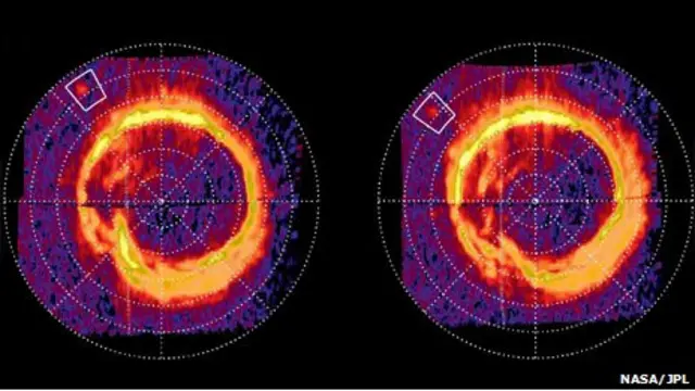 Магнитосфера Северного полюса Сатурна