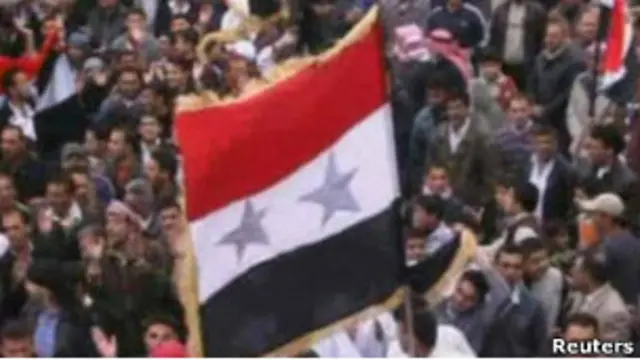 Unjuk rasa di Suriah