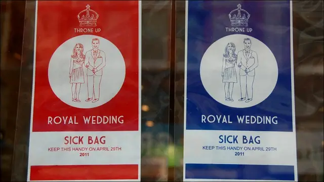 شاہی شادی کی نشانیاں